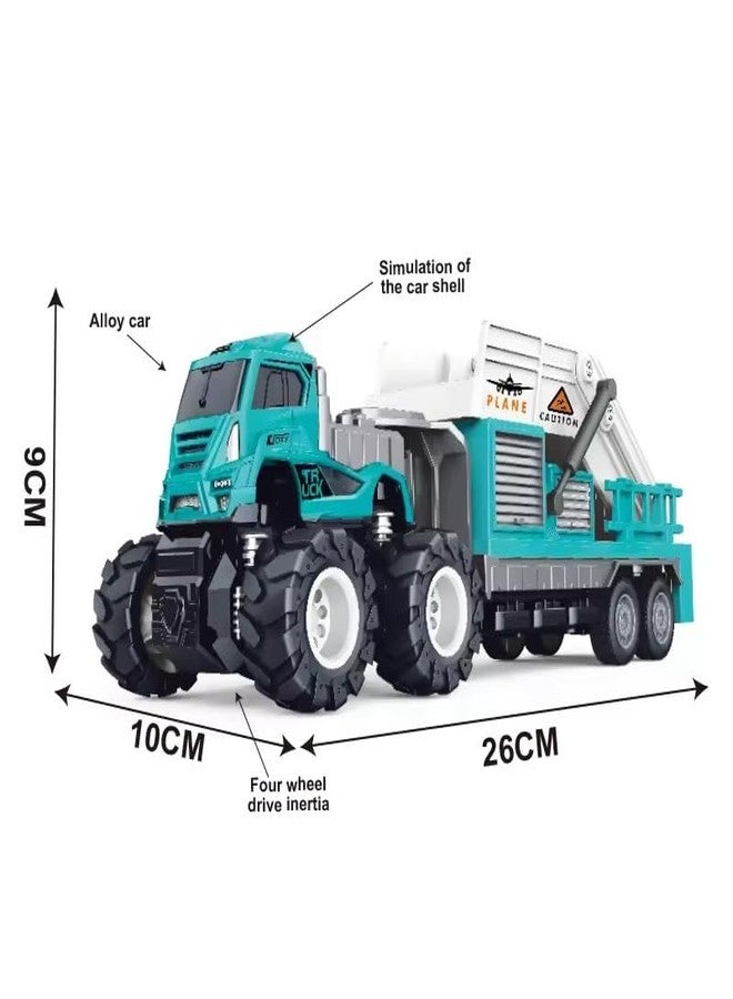 SHIPEASE شاحنة نقل سلم صعود الطائرة من SHIPEASE تعمل بالاحتكاك، لعبة للأطفال الأولاد، مقياس 1:43، مصنوعة من المعدن المصبوب، مقطورة مصغرة لسلم الطائرة، مركبة سحب للخلف (متعددة الألوان). - Image 2